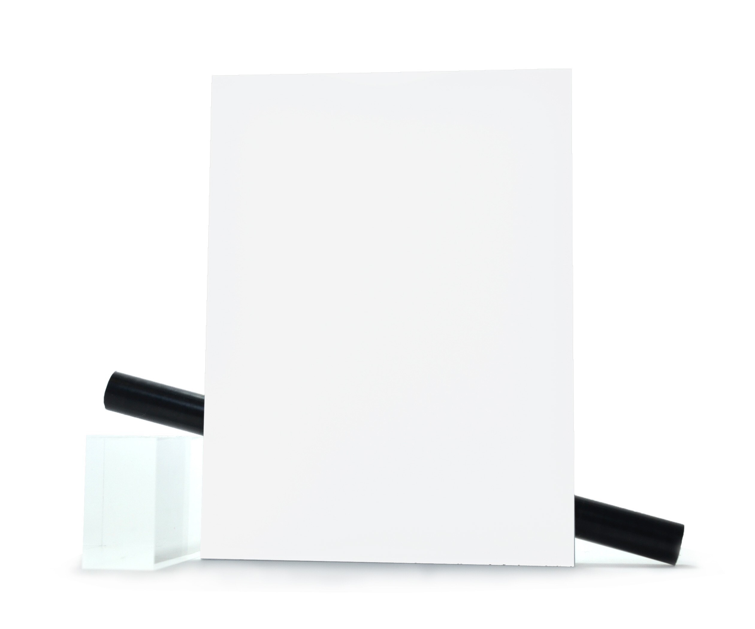 Feuille acrylique en plexiglas opaque blanc – 0,6 cm d'épaisseur (30,5 x  30,5 cm) : : Commerce, Industrie et Science