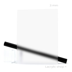 Plaque Plexiglass Satinice Satinglas Incolore sur mesure ep 3 mm
