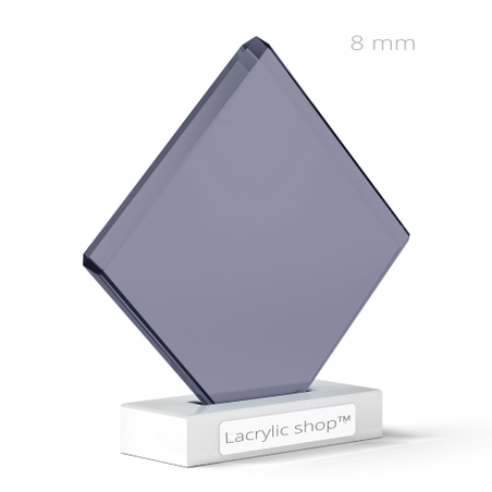 Plexiglass Spécial Bateau Fumé Gris ep 8 | Altuglas 100-16021 plexiglass gris