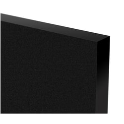 PMMA (Plexi) Noir mat ep 10 mm Satinglas 54881 zoom
