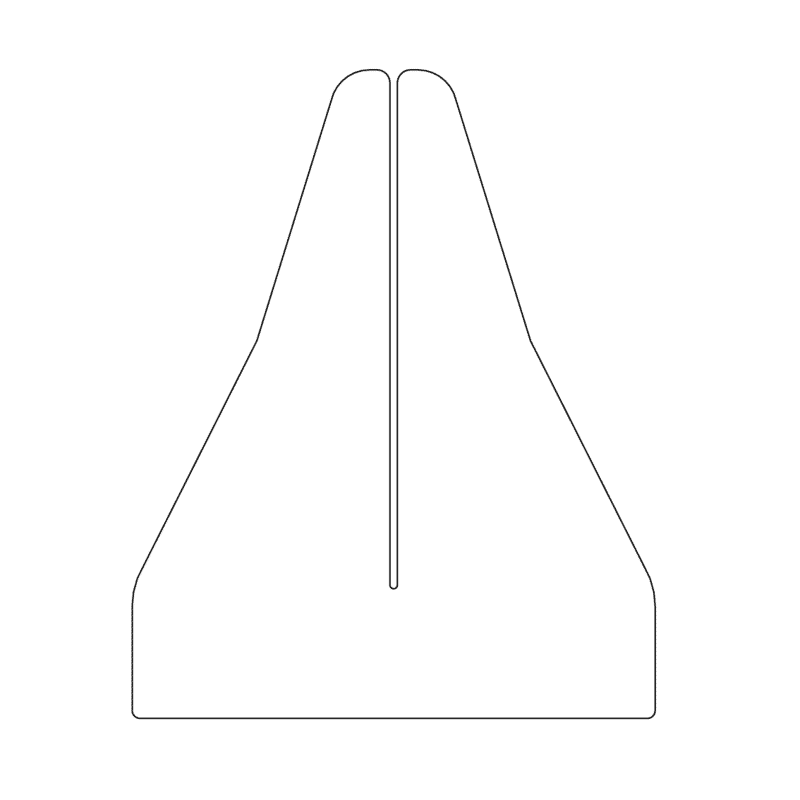 Pied triangulaire en plexiglas transparent panneaux d'appui ( max 70 x 100  cm )