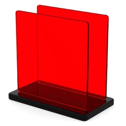 Plaque Plexiglass Noir 10 mm sur mesure - 100% Opaque - Brillant