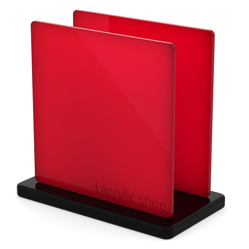Plexiglass sur mesure Rouge Opal ep 3 : Perspex 4403