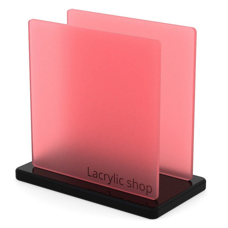 Plaque plexiglass rouge teinté 5mm