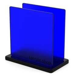 Plaque Plexiglass Bleu Mat ep 4 | Altuglas 145-13040 (≈ Satinglas 51362, Perspex 7T28, Satinice 5C01)
