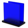 Plaque Plexiglass Bleu Mat ep 4 mm