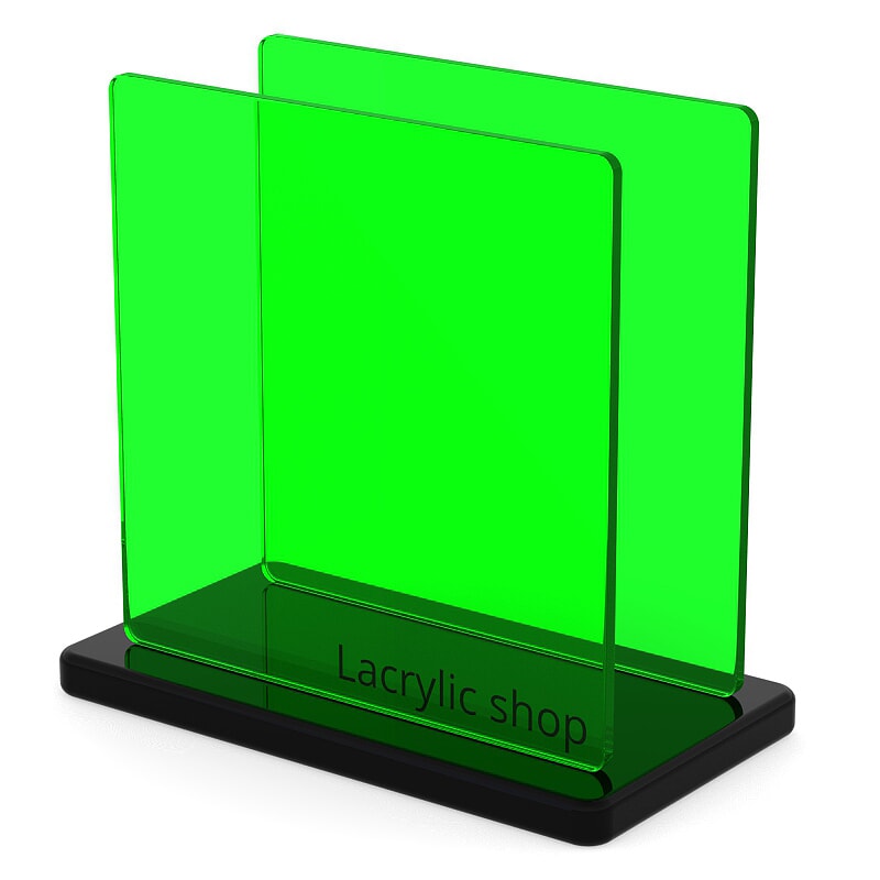 Plaque Plexiglass Teinté Vert Clair ep 3 | Setacryl 1050