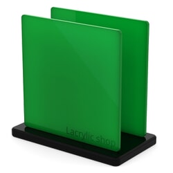 Plaque Plexiglass Vert Foncé Opal ep 3 | Altuglas 100-24015 (≈ Setacryl 2058, Perspex 650)