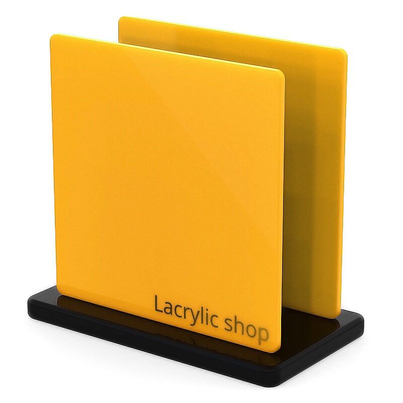 Plaque acrylique fluorescent jaune 1000 x 500 x 3 mm : : Commerce,  Industrie et Science
