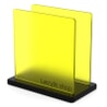 Plaque Plexiglass Jaune Mat ep 3mm