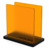 Plaque Plexiglass Orange mat ep 6 mm