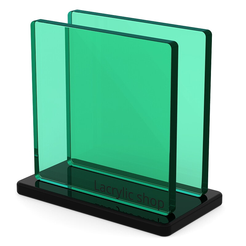Plaque Plexiglass Fumé Vert ep 8