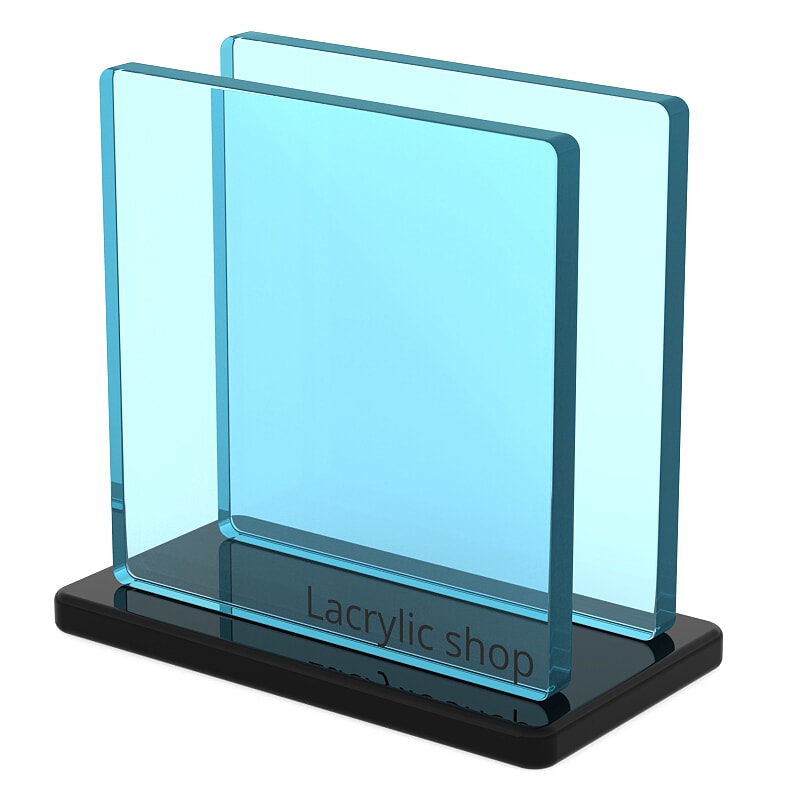 Plaque Plexiglass Fumé Bleu ep 8