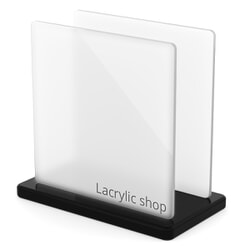 Plaque Plexigglas miroir 3 mm. Miroir acrylique. Plaque miroir. Verre  synthétique. Plaque PMMA XT. Plexigglas miroir - Bords arrondis - 100 x 100  mm
