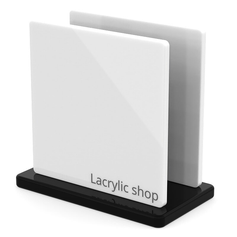 Plaque Plexiglass Blanc Opaque sur mesure ep 5 mm