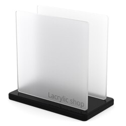 Optix Panneau déclairage en acrylique blanc glace brisée de 60 cm x 121 cm  (23,75 po x 47