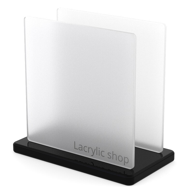 Plexiglass sur mesure Mat Blanc ep 3 mm
