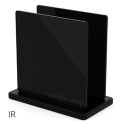 Plexiglass Noir IR ep 3 mm sur mesure (Infrarouge)
