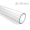 Tube PMMA Plexi Transparent Ø120 ep 3 mm