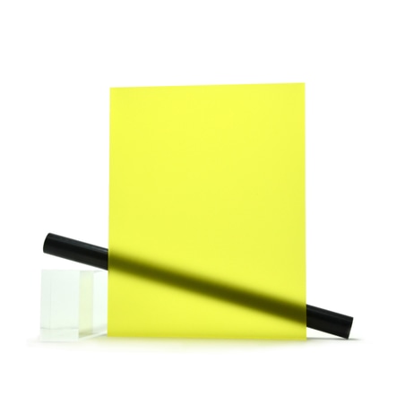 Plaque Plexiglass Jaune Mat ep 3 mm | Frost 2T07 plexiglass jaune